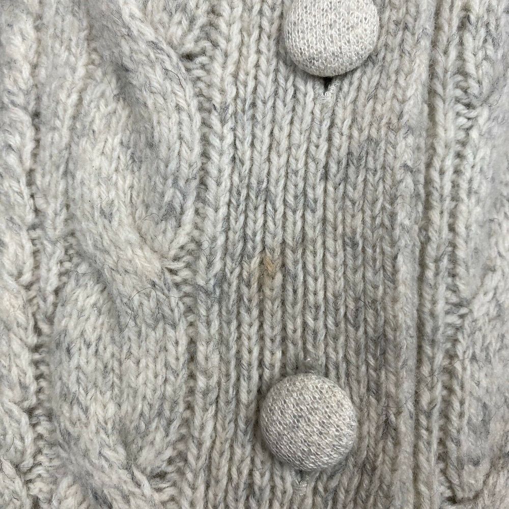 Saturday Sunday Cable Knit Cardigan Sweater Wool - Picture 4 of 8